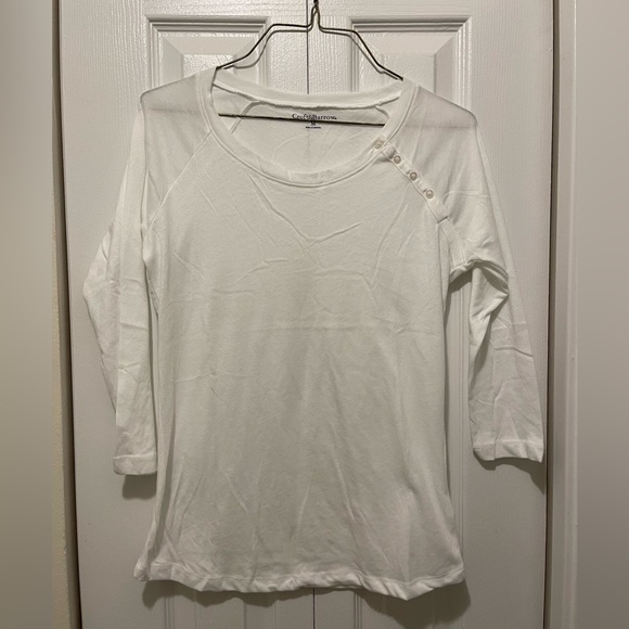 BNWOT Croft & Barrow 3/4 sleeve top - Picture 1 of 3